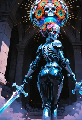 Celestial Calavera Warrior Queen