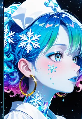Radiant Winter Princess Portrait