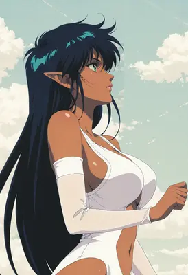 Dreamy Elf Gazing at the Sky