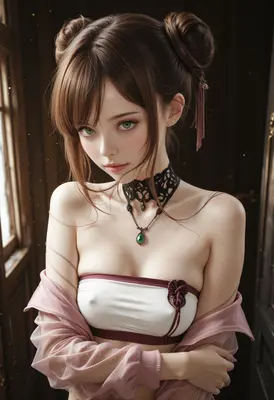 Elegant Portrait of a Serene Beauty