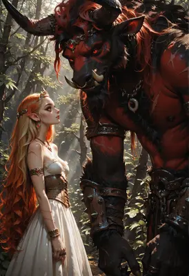 The Elf Princess and the Minotaur
