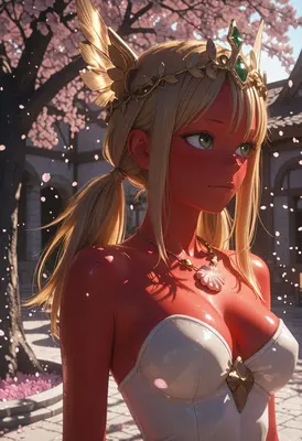 Goddess of the Sakura Petals