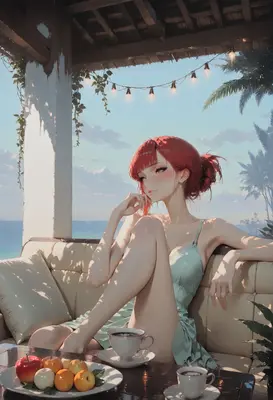 Relaxing Afternoon by the Tropical Coast