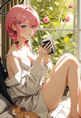 Morning Coffee with a Fallen Angel