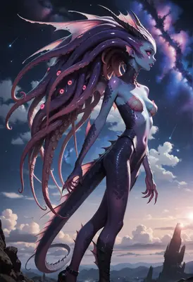 Ethereal Celestial Tentacle Siren