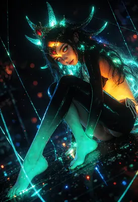 Neon Demon Queen of Bioluminescence