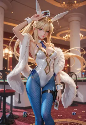 High Stakes Casino Bunny Girl