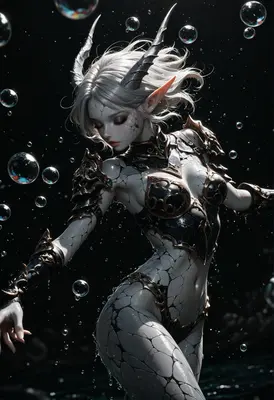 Ethereal Demon in Liquid Void