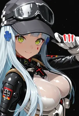 Tactical Operator with Silver Hair