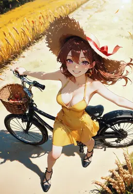 Summer Afternoon Bike Ride in Gold