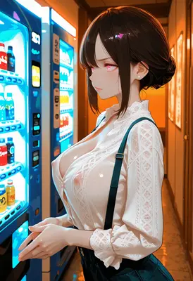 Evening Choice at the Vending Machine