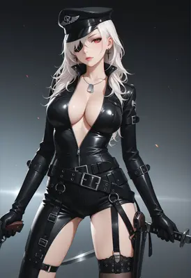 Elite Silver Haired Tactical Commander