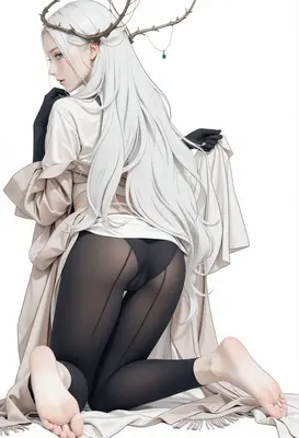 Ethereal Forest Spirit in Repose