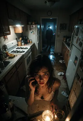 Terrified Call in the Dark