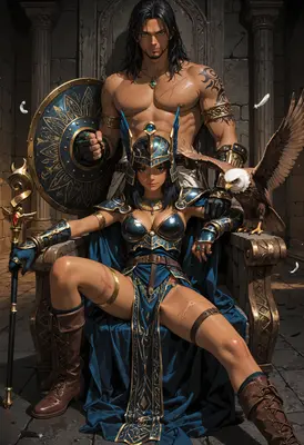 Divine Throne of the Warrior Pair