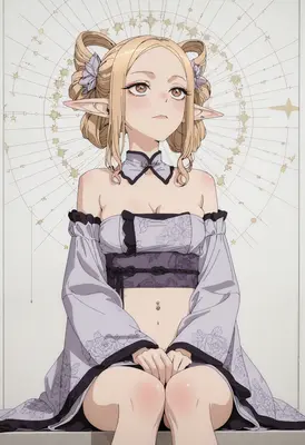 Celestial Elf with Twin Buns