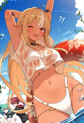 Summer Beach Day with Friends