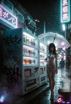 Neon Rain and Midnight Ramen