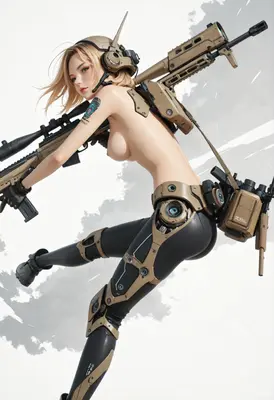 Cybernetic Soldier Tactical Combat Ready