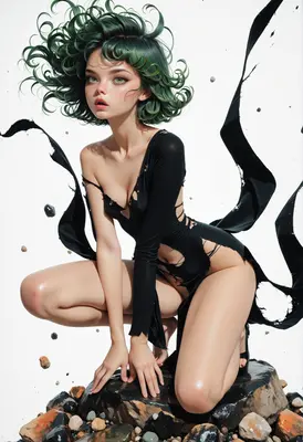 Tatsumaki Amidst Floating Debris