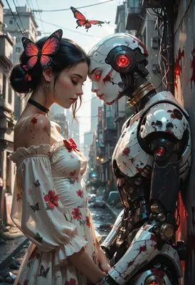 A Gentle Connection Amidst The Decay