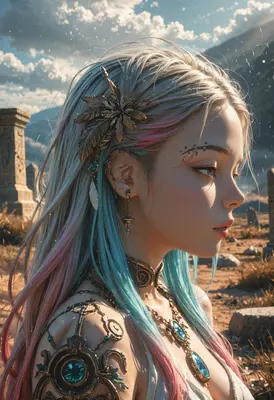Ethereal Oracle of the Ancient Ruins