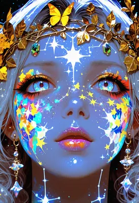 Celestial Goddess of Starlight Dreams