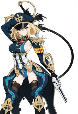Military Commander with Sword and Pistol