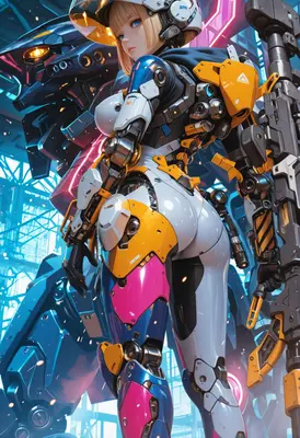 Cybernetic Pilot and Her Heavy Mech