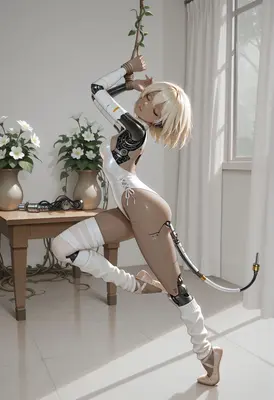 Graceful Android Dancing in Sunlight