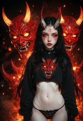 Demon Princess Amidst Hellfire