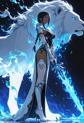 Warrior Queen and the Spirit Lion