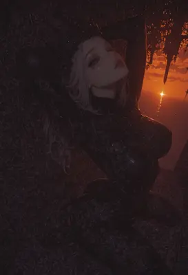 Gothic Queen at Sunset