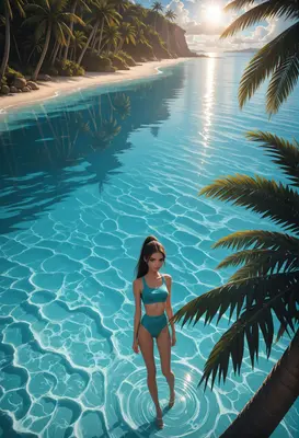 Serene Tropical Beach Summer Escape