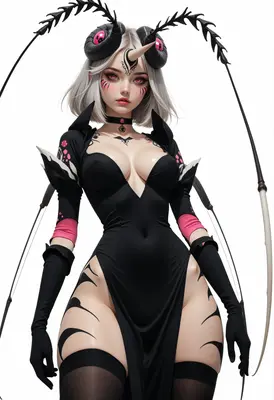 Ethereal Insectoid Enchantress in Black