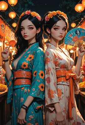 Twin Sisters at the Night Festival