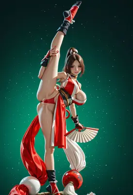 Kunoichi High Kick Fan Dance