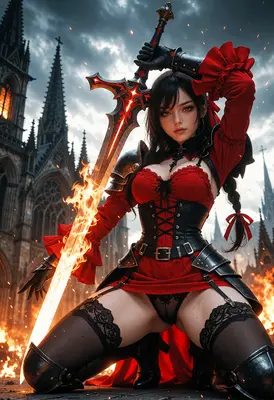 Warrior Queen of the Burning Cathedral