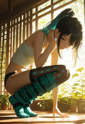 Sunlit Morning with Teal Accents