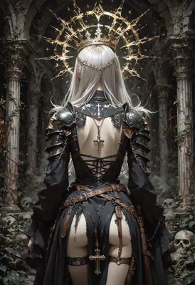 Fallen Queen in the Ruined Cathedral