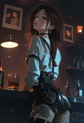 Evening Drink at the Dim Bar