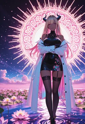 Celestial Demon in Lotus Field