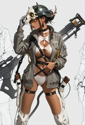 Tactical Skull Helmet Sniper Operative