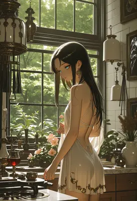 Sunlight Serenity in an Elegant Kitchen