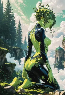 Ethereal Forest Guardian in Latex