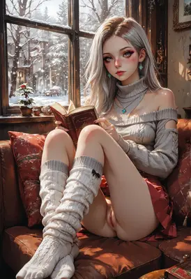 Winter Afternoon Reading by the Window