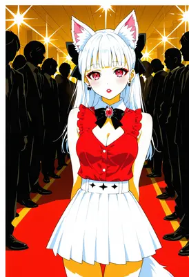 Fox Girl on the Red Carpet