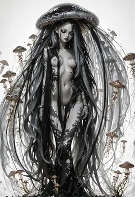 Ethereal Mushroom Spirit of the Forest