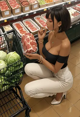 Choosing Fresh Meat at the Grocery