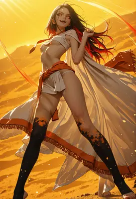 Vampire Huntress in the Golden Sands